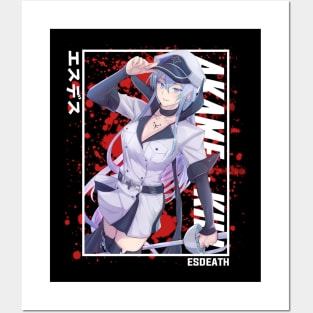 Esdeath Akame Ga Kill Posters and Art